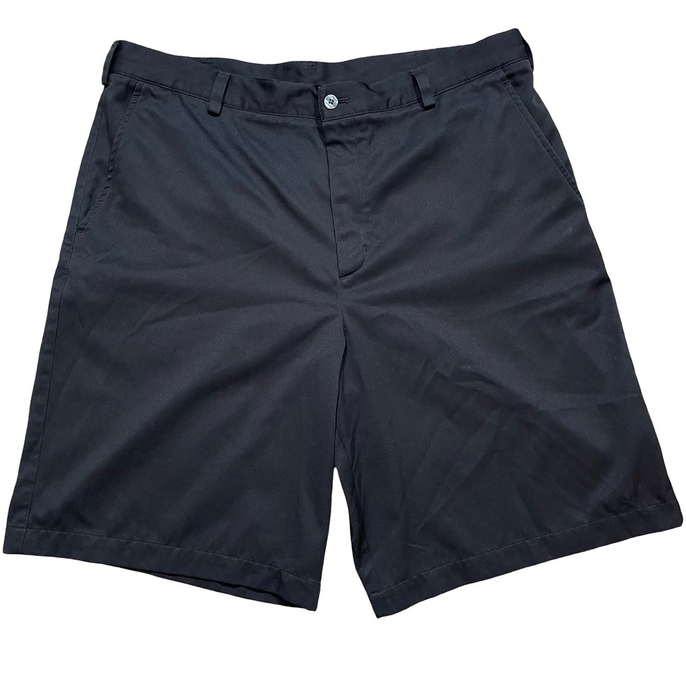 Nike Golf Mens Shorts‎ FitDry Black Polyester Flat Front Athletic Performance 38